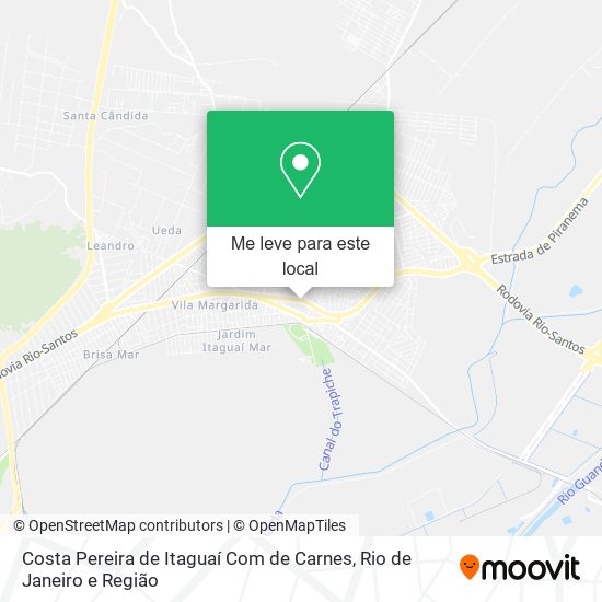 Costa Pereira de Itaguaí Com de Carnes mapa