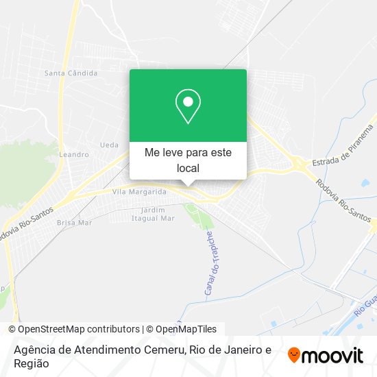 Agência de Atendimento Cemeru mapa