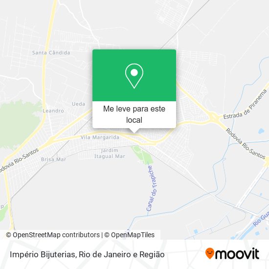 Império Bijuterias mapa