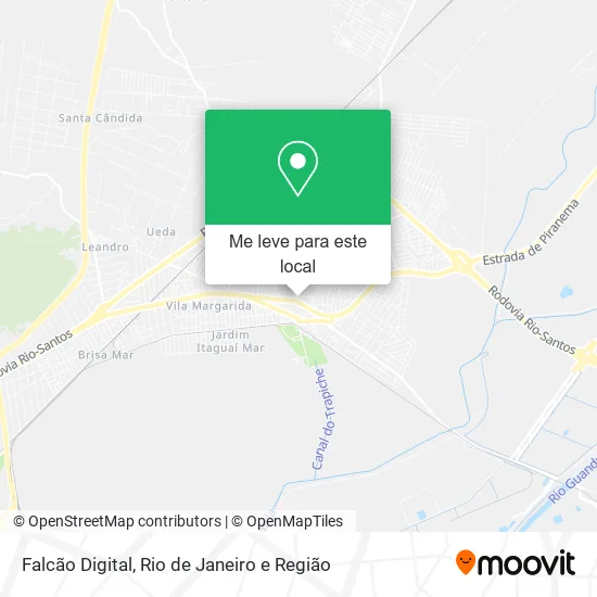Falcão Digital mapa