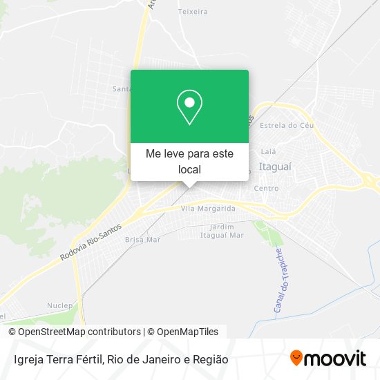 Igreja Terra Fértil mapa