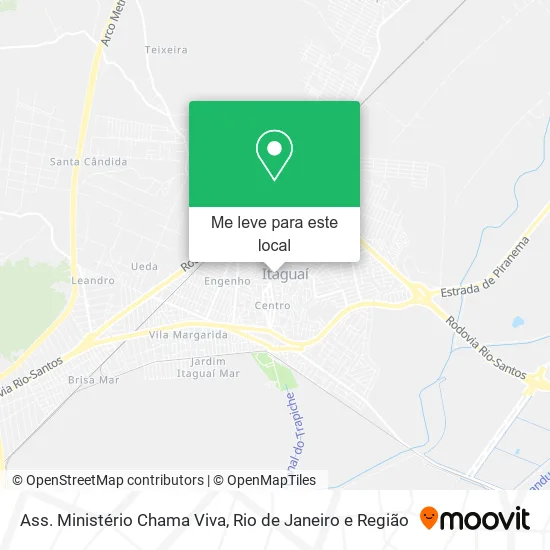 Ass. Ministério Chama Viva mapa