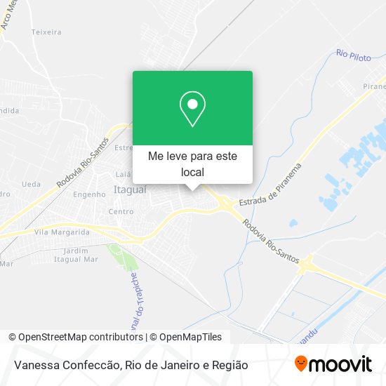 Vanessa Confeccão mapa