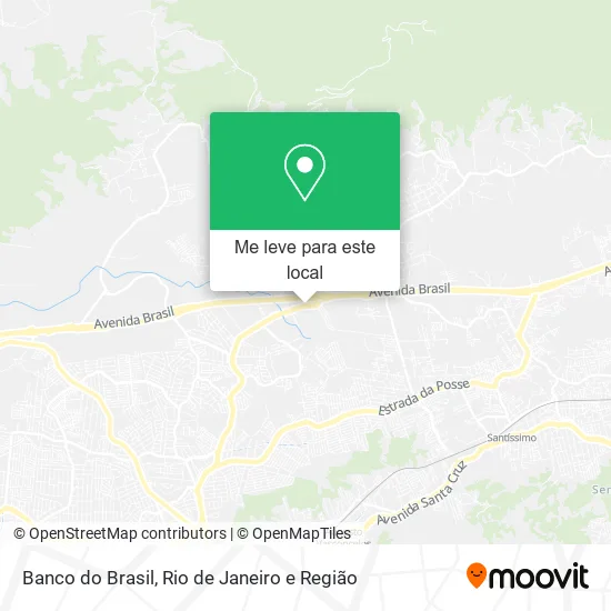 Banco do Brasil mapa