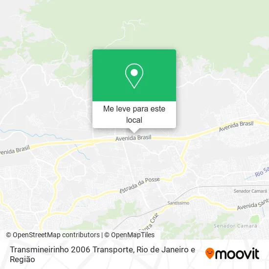 Transmineirinho 2006 Transporte mapa
