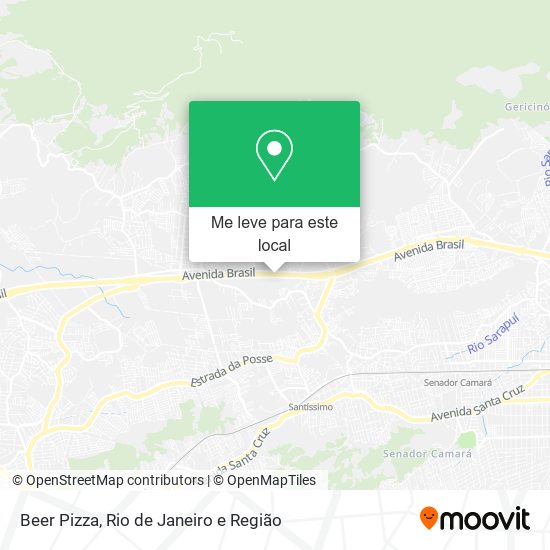 Beer Pizza mapa