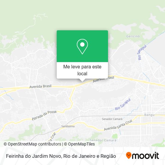 Feirinha do Jardim Novo mapa