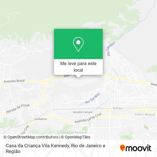 Casa da Criança Vila Kennedy mapa