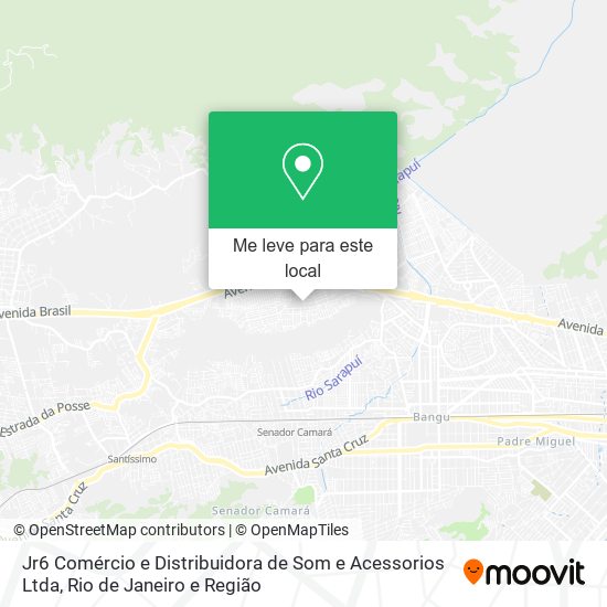 Jr6 Comércio e Distribuidora de Som e Acessorios Ltda mapa