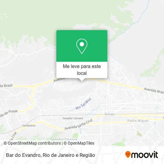 Bar do Evandro mapa