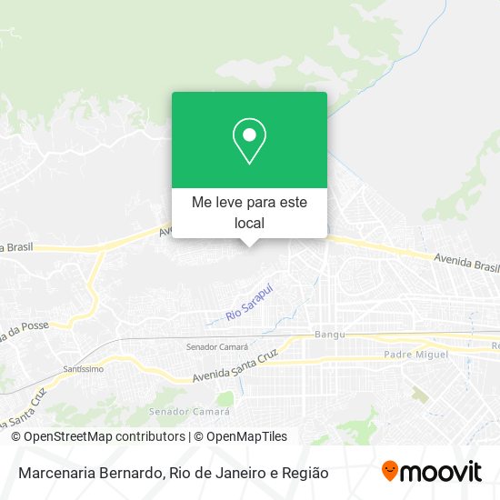 Marcenaria Bernardo mapa