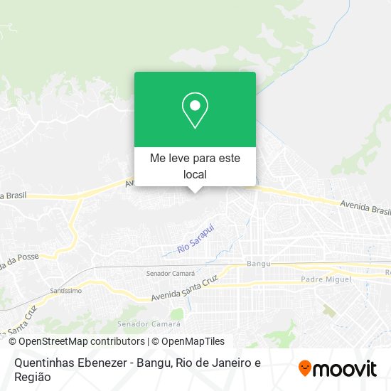Quentinhas Ebenezer - Bangu mapa