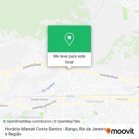 Horácio Manuel Costa Santos - Bangu mapa