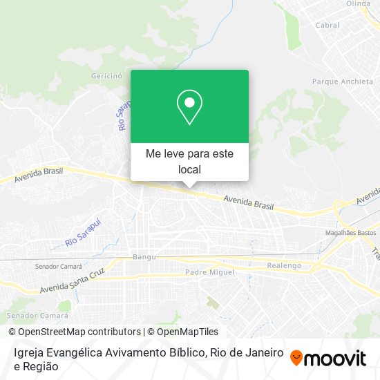 Igreja Evangélica Avivamento Bíblico mapa