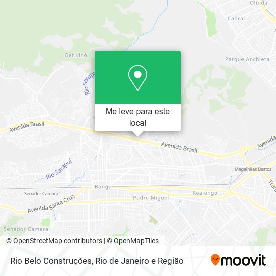 Rio Belo Construções mapa