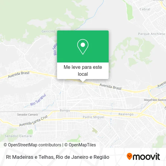 Rt Madeiras e Telhas mapa