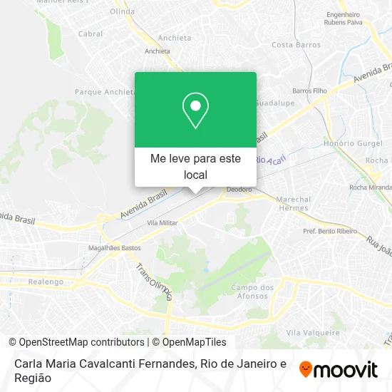 Carla Maria Cavalcanti Fernandes mapa
