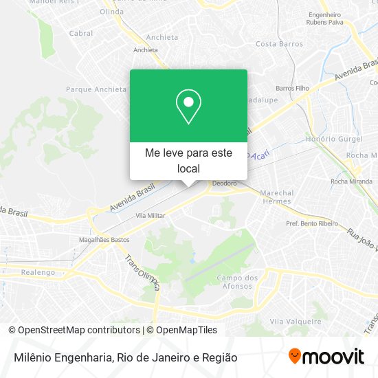 Milênio Engenharia mapa