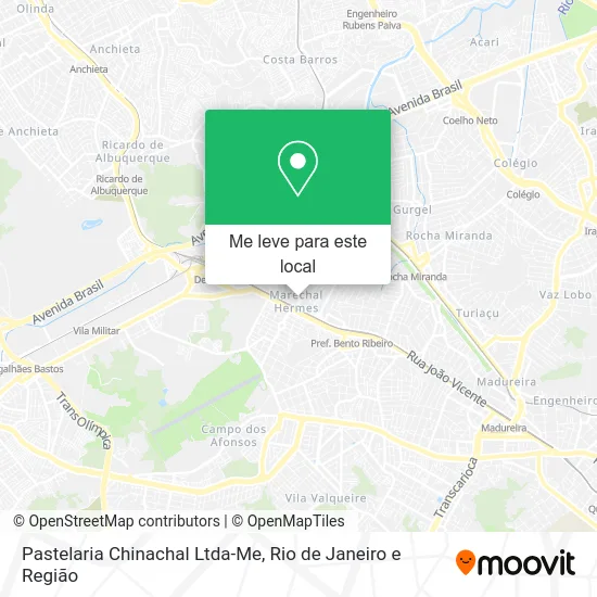 Pastelaria Chinachal Ltda-Me mapa