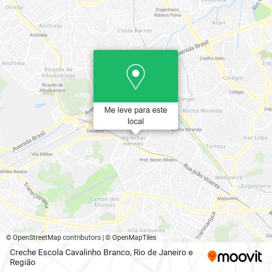Creche Escola Cavalinho Branco mapa
