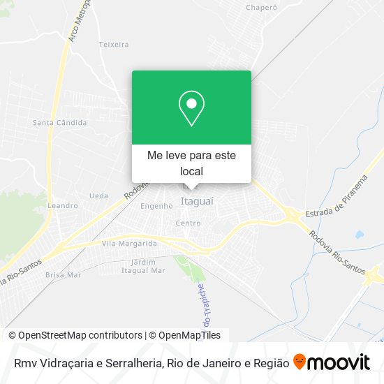 Rmv Vidraçaria e Serralheria mapa