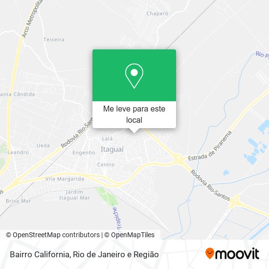Bairro California mapa
