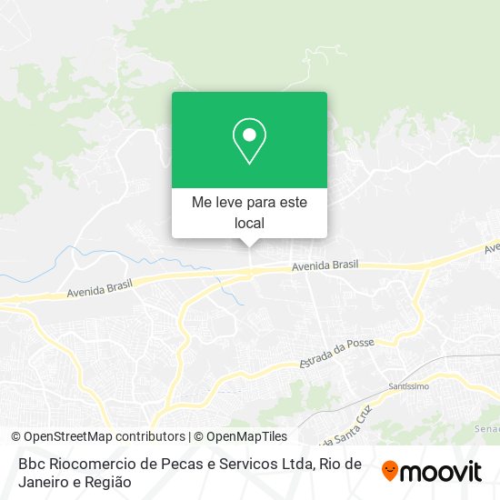 Bbc Riocomercio de Pecas e Servicos Ltda mapa
