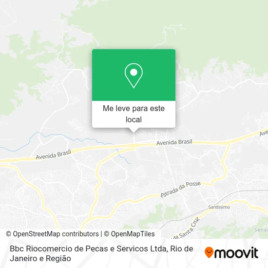 Bbc Riocomercio de Pecas e Servicos Ltda mapa
