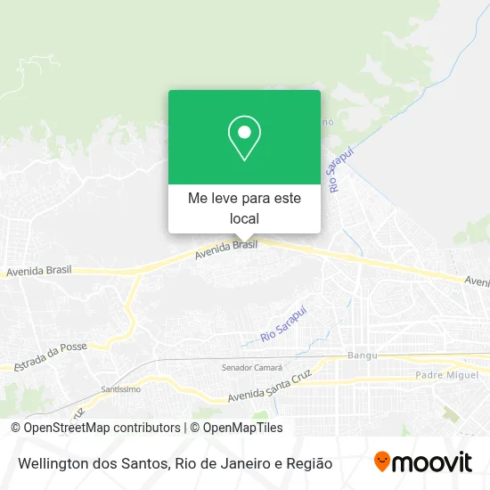 Wellington dos Santos mapa