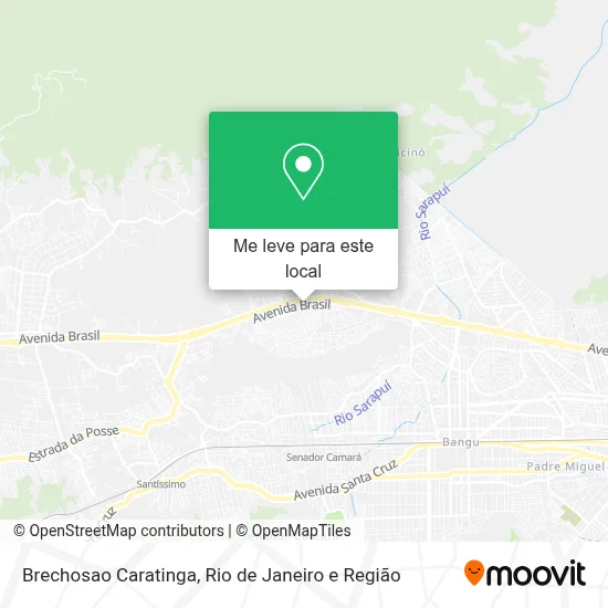 Brechosao Caratinga mapa