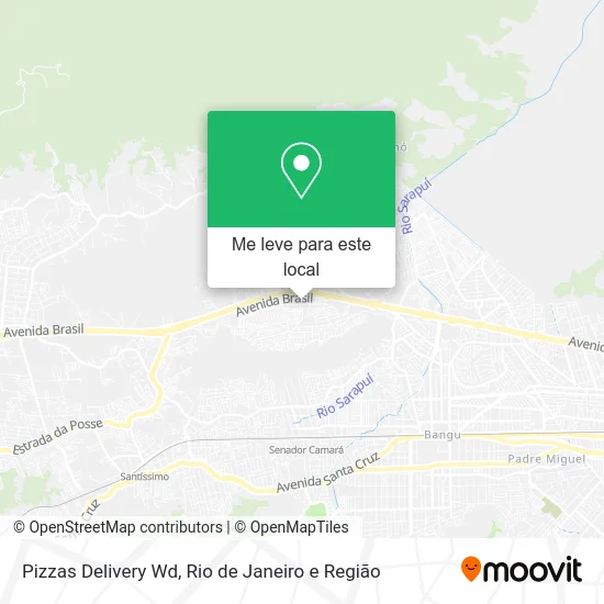 Pizzas Delivery Wd mapa