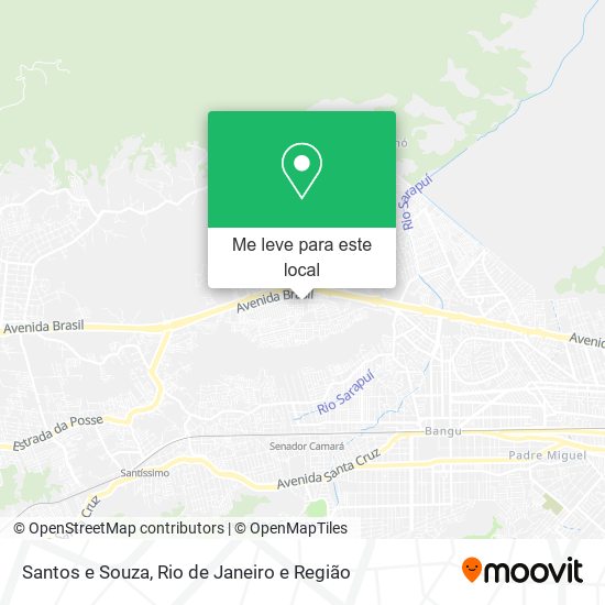 Santos e Souza mapa