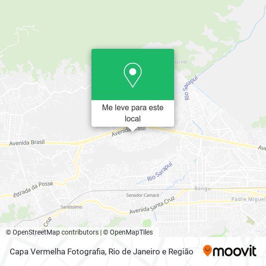 Capa Vermelha Fotografia mapa