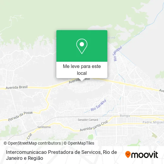Intercomunicacao Prestadora de Servicos mapa
