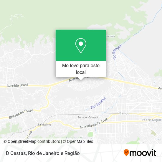 D Cestas mapa