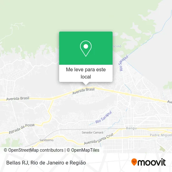Bellas RJ mapa