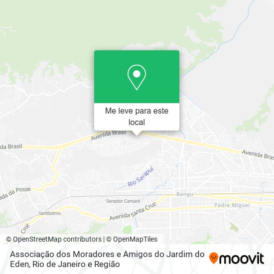 Associação dos Moradores e Amigos do Jardim do Eden mapa