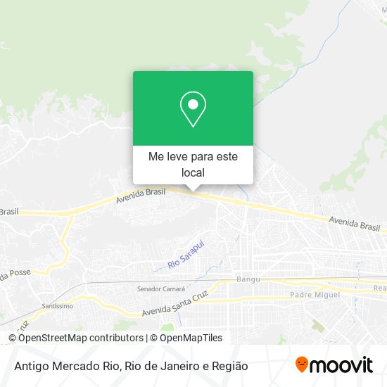 Antigo Mercado Rio mapa