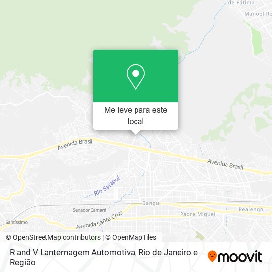 R and V Lanternagem Automotiva mapa