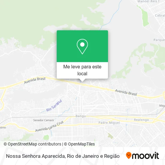 Nossa Senhora Aparecida mapa