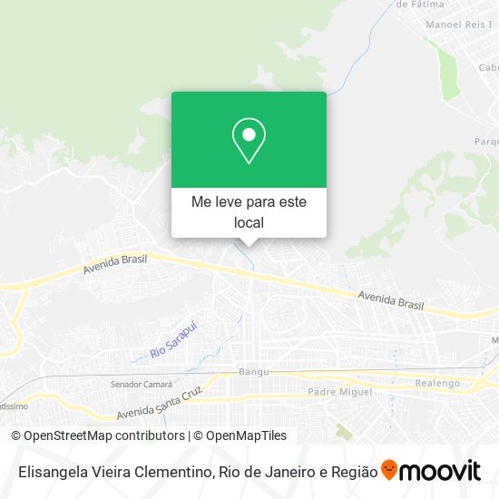 Elisangela Vieira Clementino mapa