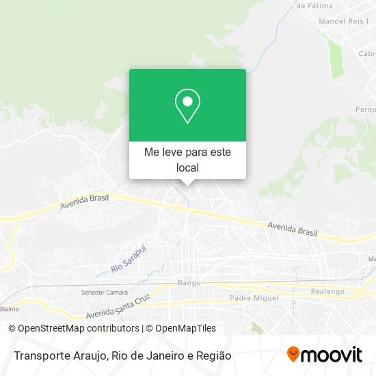 Transporte Araujo mapa