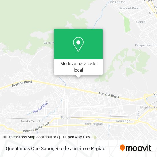 Quentinhas Que Sabor mapa