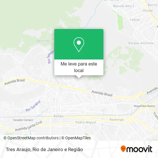 Tres Araujo mapa