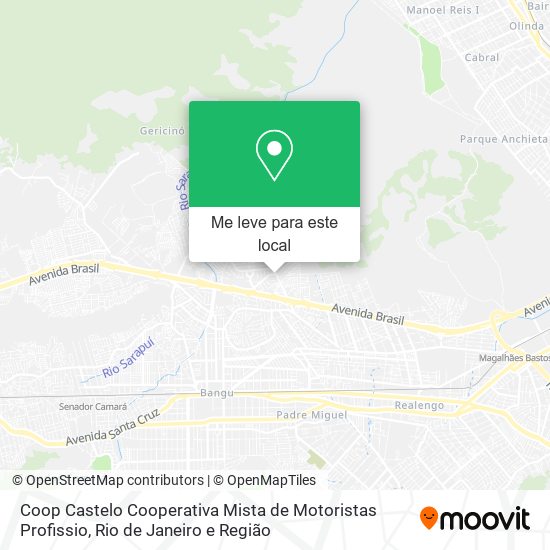 Coop Castelo Cooperativa Mista de Motoristas Profissio mapa