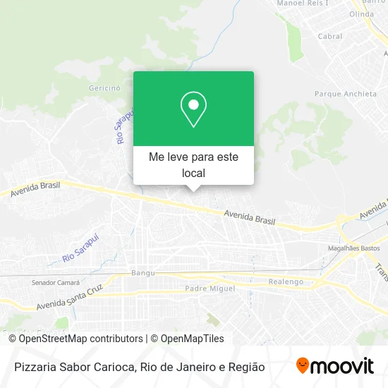 Pizzaria Sabor Carioca mapa