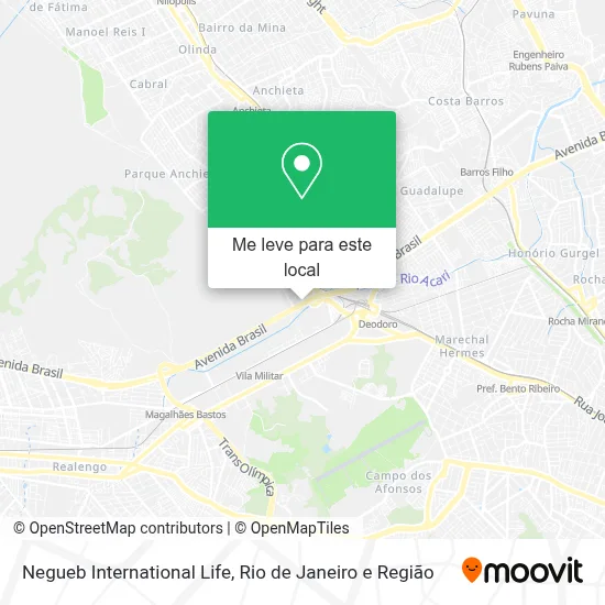 Negueb International Life mapa