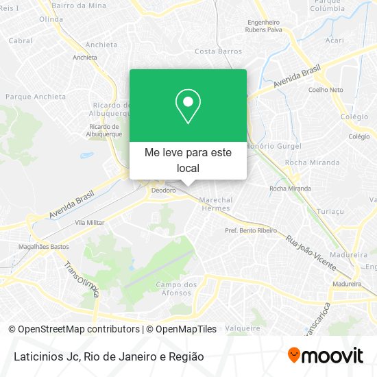 Laticinios Jc mapa