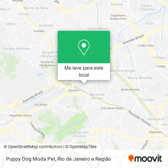 Puppy Dog Moda Pet mapa