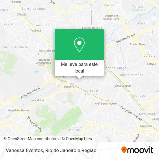 Vanessa Eventos mapa